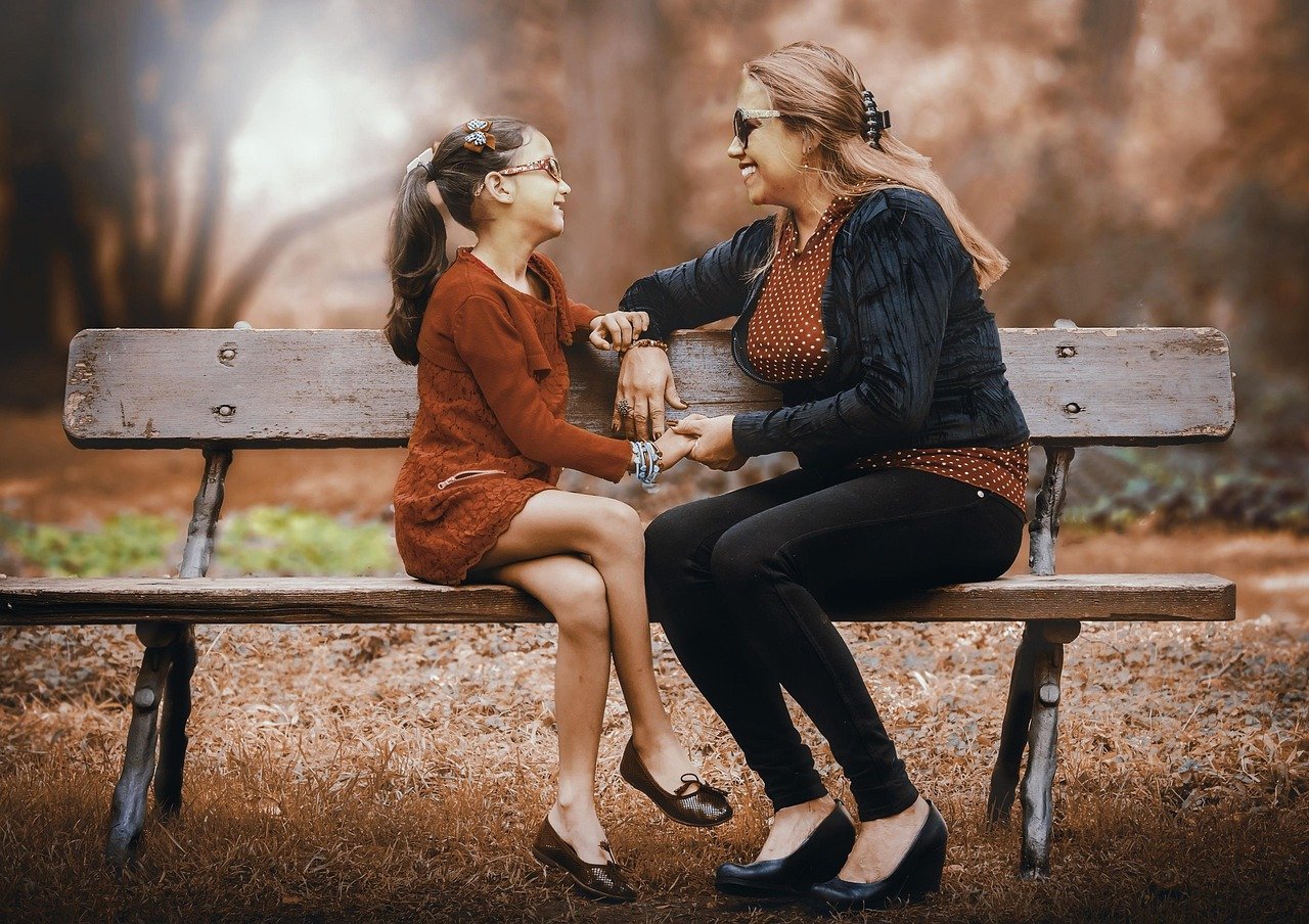 mother and daughter, happy mothers day, women, two, lifestyle, fashion, family, girl, outdoors, brown fashion, mom, mum